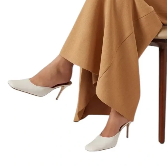 STAUD Otto 90 Mules in Smooth Leather - Picture 2 of 8